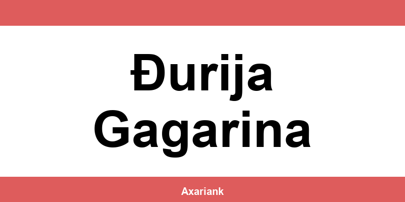 UniCredit bankomat i kontakt Đurija Gagarina