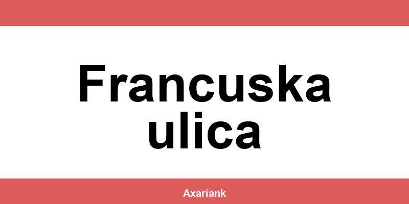 UniCredit bankomat i kontakt Francuska ulica
