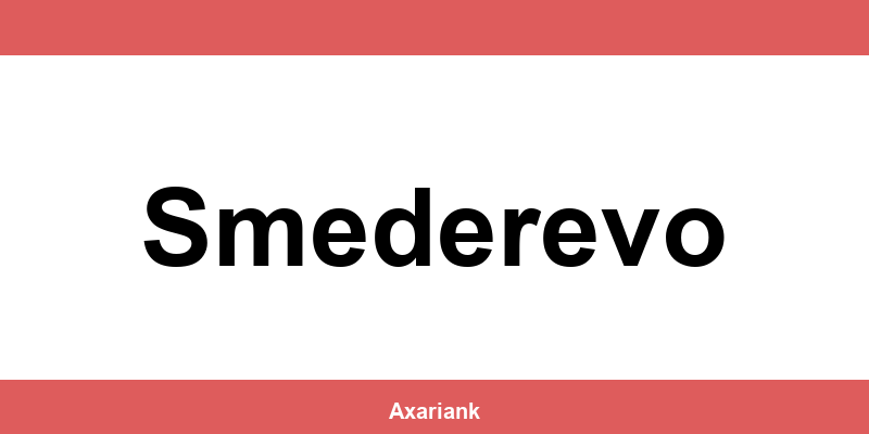 UniCredit bankomat i kontakt Smederevo